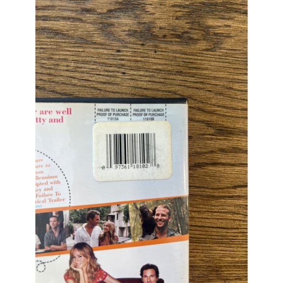Failure To Launch DVD 2006 Romantic Comedy Movie Matthew McConaughey Pre-Owned - Picture 4 of 4